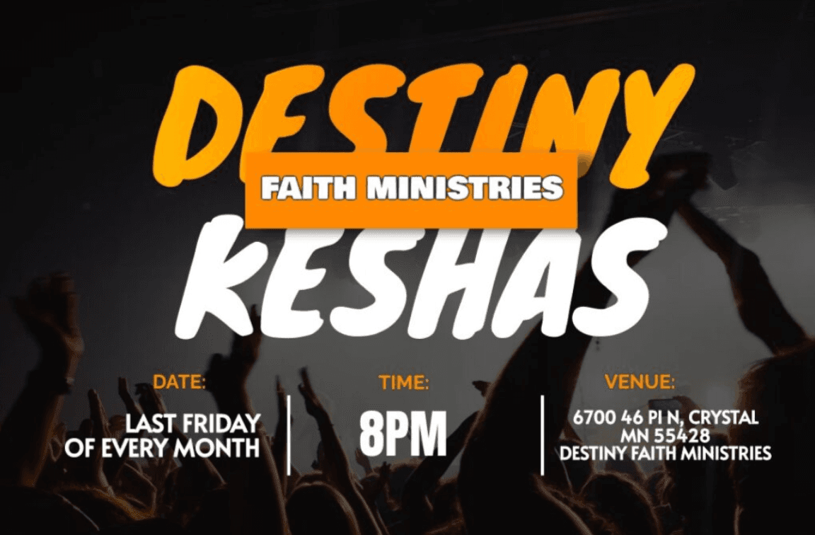 Destiny Faith Ministries Keshas